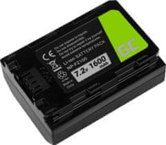 Green Cell Batéria do fotoaparátu Sony Alpha A7 III A7R III A9 A9R A9S ILCE-7M3 7RM3 7.2V 1600mAh