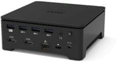 Port Connect Dokovací stanice 8v1 USB-C/A, 2x 2K, dual video, HDMI, Ethernet, 3,5mm jack