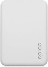 EPICO bezdrátová powerbanka kompatibilní s MagSafe, 4200mAh, světle šedá