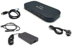 I-TEC dokovací stanice Thunderbolt 3/USB-C Dual 4K, PD 60W + USB-C to DisplayPort kábel 1.5m