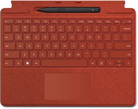 Microsoft Surface Pro Signature Keyboard + Pen bundle (Poppy Red), CZ&SK (8X6-00089)