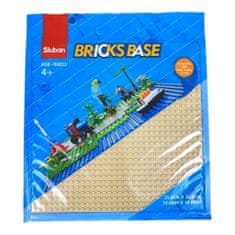 Sluban Bricks Base M38-B0833C Základová doska 32x32 okrová