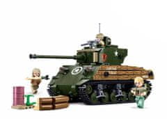 Sluban Army WW2 M38-B1110 Bojový tank M4A3 Sherman