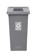 Plafor Odpadkový kôš na triedený odpad Fit Bin gray 75 l, šedý - zmiešaný odpad