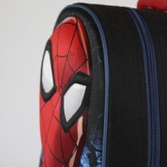 Cerda Kufor na kolieskach Spiderman 3D 31cm modrý