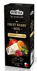 Vitto Tea Ovocný čaj Fruit Berry, extra veľké sáčky- pyramídy 48g Vitto Tea