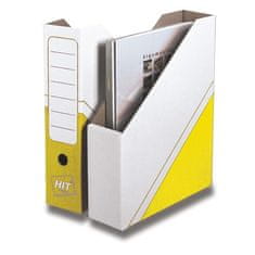 HIT Magazin box Office - archivačný box 75 mm, žltý