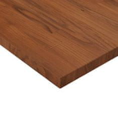 Vidaxl Štvorcová stolová doska tmavohnedá 70x70x2,5 cm lakovaný dub