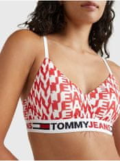 Tommy Jeans Podprsenky pre ženy Tommy Jeans - biela, červená L