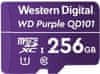 WD Micro SDXC Purple Class 10 - 256GB (WDD256G1P0C), fialová