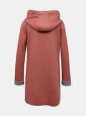 ONLY Ružový mikinový kabát s kapucou ONLY Lena S