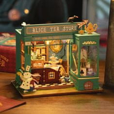Robotime miniatúra domčeka Obchod s čajom