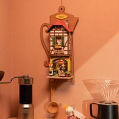 Robotime miniatúra domčeka na zavesenie Lenošná kaviareň