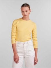 Pieces Topy a tričká pre ženy Pieces - žltá XS