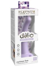 Pipedream Dillio Platinum Curious Five 5" purple silikónové dildo