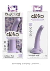 Pipedream Dillio Platinum Curious Five 5" purple silikónové dildo