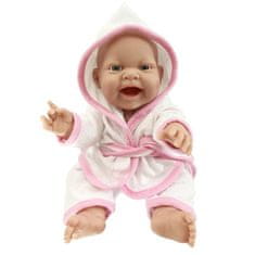Bábika bábätko v župane 38 cm