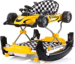 Chipolino Chodítko interaktívne Car Racer 4v1 Yellow