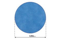 BazenyShop Solárna plachta modrá na bazén - kruh s priemerom 4m