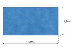 BazenyShop Solárna plachta modrá na bazén 5,5 x 2,7m