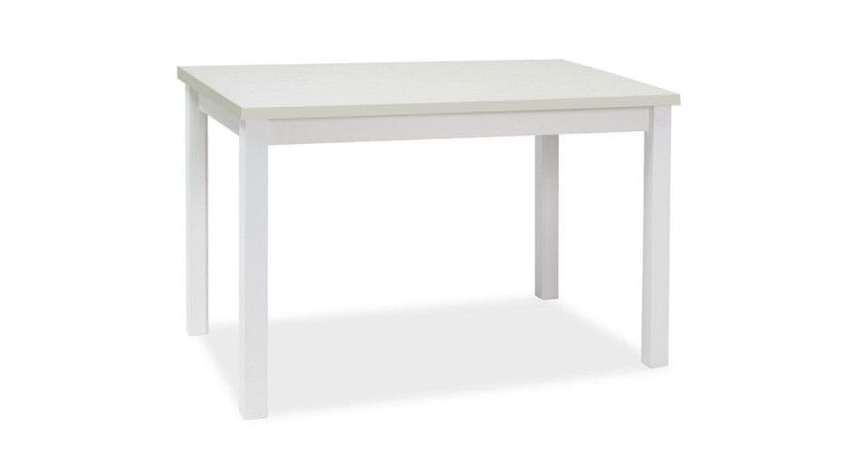 MôjNábytok Signal Jedálenský stôl ADAM | 100 x 60 cm Farba: biely mat