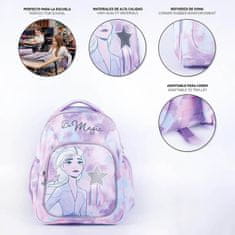 Cerda Školský batoh Frozen Ľadové kráľovstvo Magic ergonomický 42cm fialový