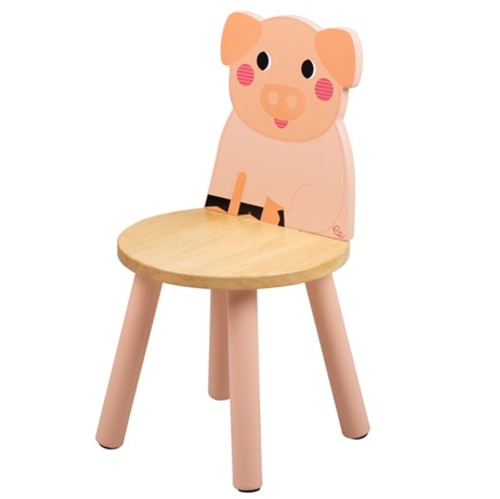 Tidlo drevená stolička Prasiatko