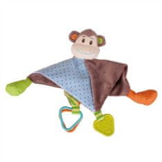 Bigjigs Toys Bigjigs textilní muchlánek Opička