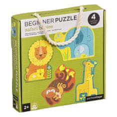 Petitcollage prvé puzzle mláďatá safari
