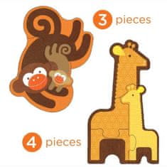 Petitcollage prvé puzzle mláďatá safari