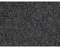 NORTHRUGS Kusový koberec Braided 105550 Dark Grey – na von aj na doma 80x150