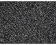 NORTHRUGS Kusový koberec Braided 105550 Dark Grey kruh – na von aj na doma 150x150 (priemer) kruh