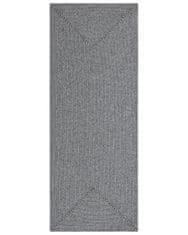 NORTHRUGS Kusový koberec Braided 105551 Light Grey – na von aj na doma 80x150