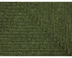 NORTHRUGS Kusový koberec Braided 105554 Green – na von aj na doma 80x150