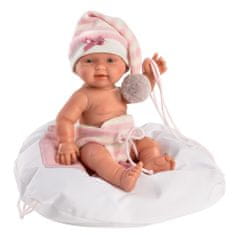 Llorens 26314 NEW BORN HOLČIČKA realistická panenka miminko s celovinylovým tělem 26 cm