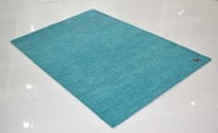 Ručne všívaný kusový koberec Asra wool tyrkys 160x230