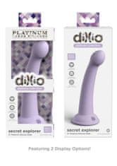 Pipedream Dillio Platinum Secret Explorer 6" purple silikónové dildo