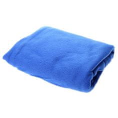CoZy Veľká deka s fleecovými rukávmi, modrá