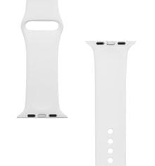 Tactical 499 Silikonový Řemínek pre Apple Watch 1/2/3/4/5/6/7/8/9/SE 42/44/45mm White 8596311073274