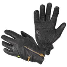 W-TEC Dámska koža moto rukavice Perchta Farba čierna, Veľkosť M