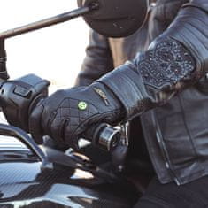 W-TEC Dámska koža moto rukavice Perchta Farba čierna, Veľkosť M