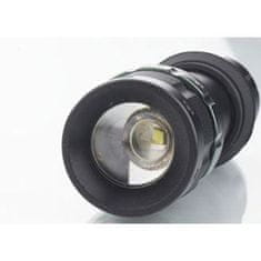 Solight Solight kovové svietidlo, 3W CREE LED, čierna, fokus, 3x AAA WL09