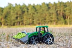 LENA Traktor Auto Truxx 2 s lyžičkou plastových 32 cm s obrázkom v rámčeku 37x22x16cm 24m+