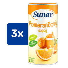 Sunar rozpustný nápoj pomarančový 3 x 200 g