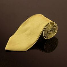 Northix Kostýmové doplnky | Kravata + vreckovka + manžetové gombíky - žltá 