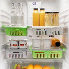 Northix 2x nastaviteľné zásuvky chladničky 