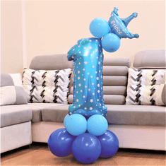 PartyPal Sada balónov na oslavu 1.narodenín chlapčeka 15ks