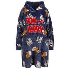 Disney Tom a Jerry Dámska mikina/robe námornícka modrá deka s kapucňou Snuddie, M-L 