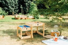 PLUM Hračka 2v1 - drevené stolčeky na hranie