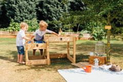 Hračka 2v1 - drevené stolčeky na hranie